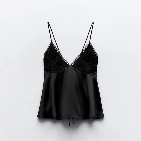 Zara Satin Top - Picture 1 of 5